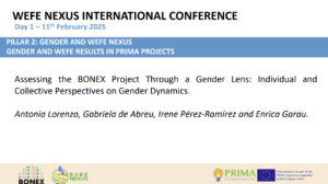 Presentation_Assessing the BONEX Project Through a Gender Lens
